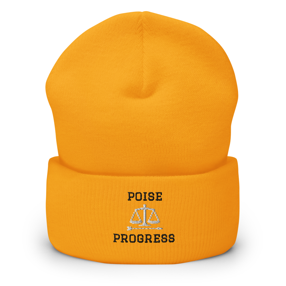 POISE&PROGRESS Crest Beanie