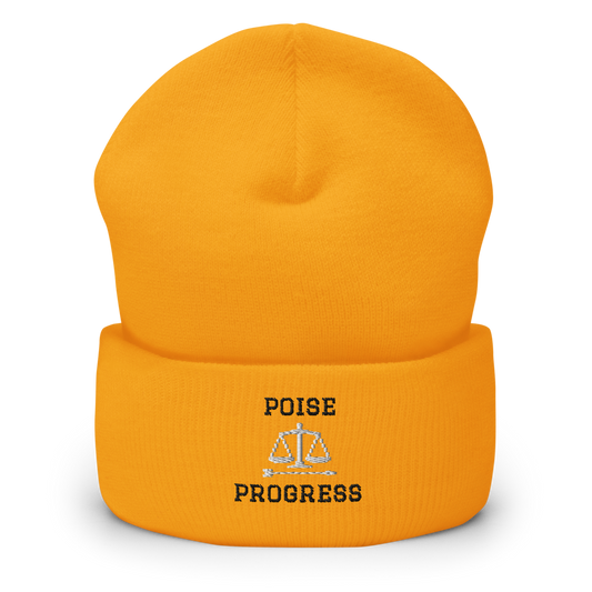 POISE&PROGRESS Crest Beanie